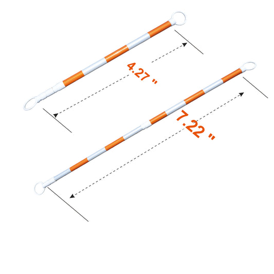 Traffic Cone Bar 4 to 9Ft Retractable:Product dimensions