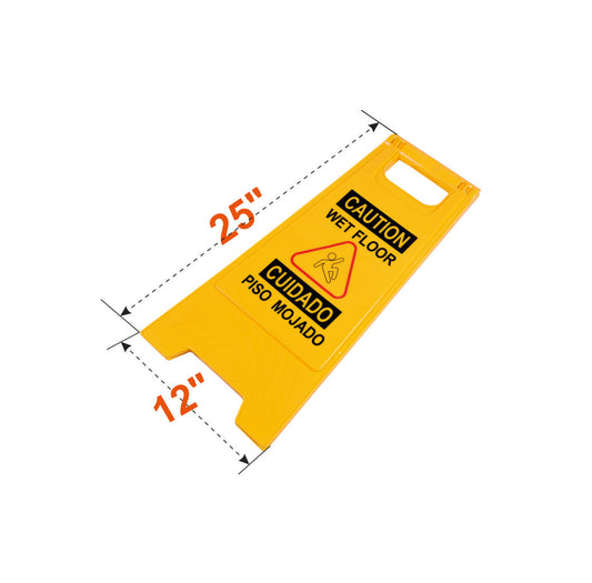 A-Frame Floor Sign Caution Wet Product dimensions