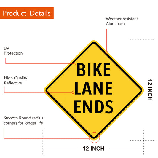 Bike Lane Ends Sign-2