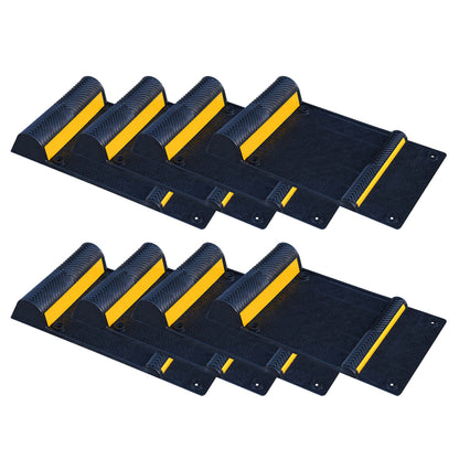 Rubber Parking Mat with 3M Self-Adhesive Tape and Install Kits