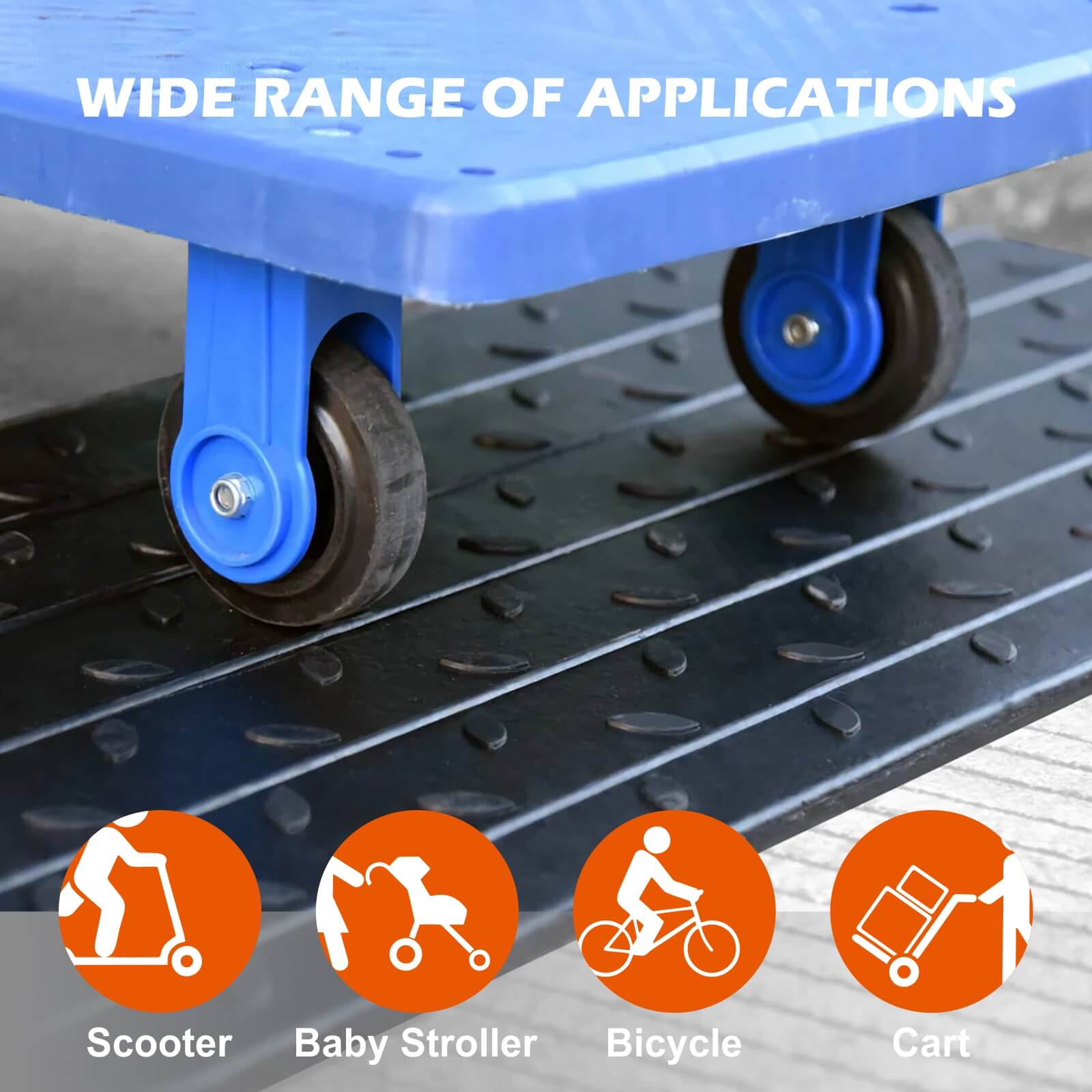 WIDE RANGE OF APPLICATIONS All kinds of vehicles can pass easily