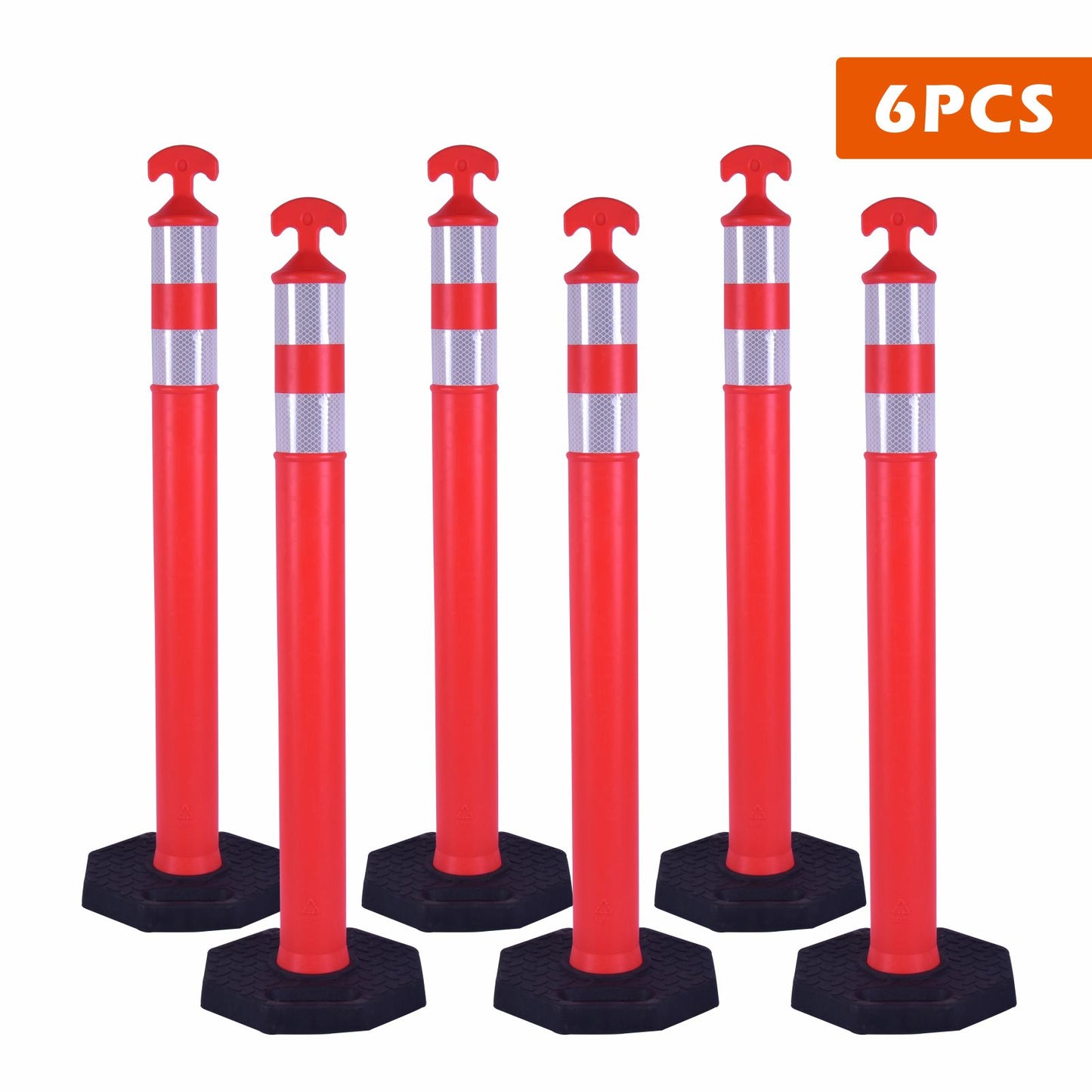 Delineator Post /Base with Reflecive Tape