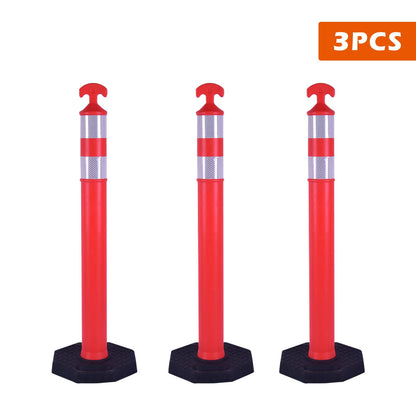 Delineator Post /Base with Reflecive Tape