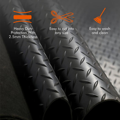 Heavy Duty Protection With 2.5mm Thickness; Easy to cut into any size; Easy to wash and clean;