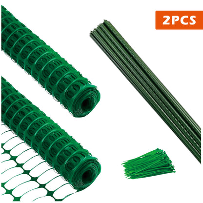 Mesh Fence with Stakes and Zip Ties 40lnch x 200Ft.