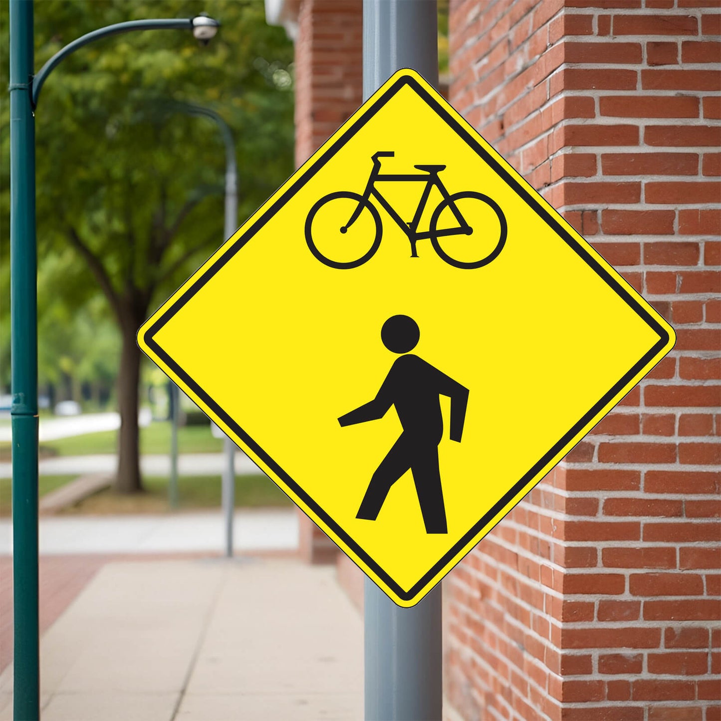 Bicycle Crossing Sign-6