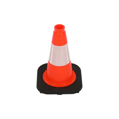 Heavy-Duty Traffic Cones 12/18/28/36 Inch, PVC Safety Cone with Reflective Stripe