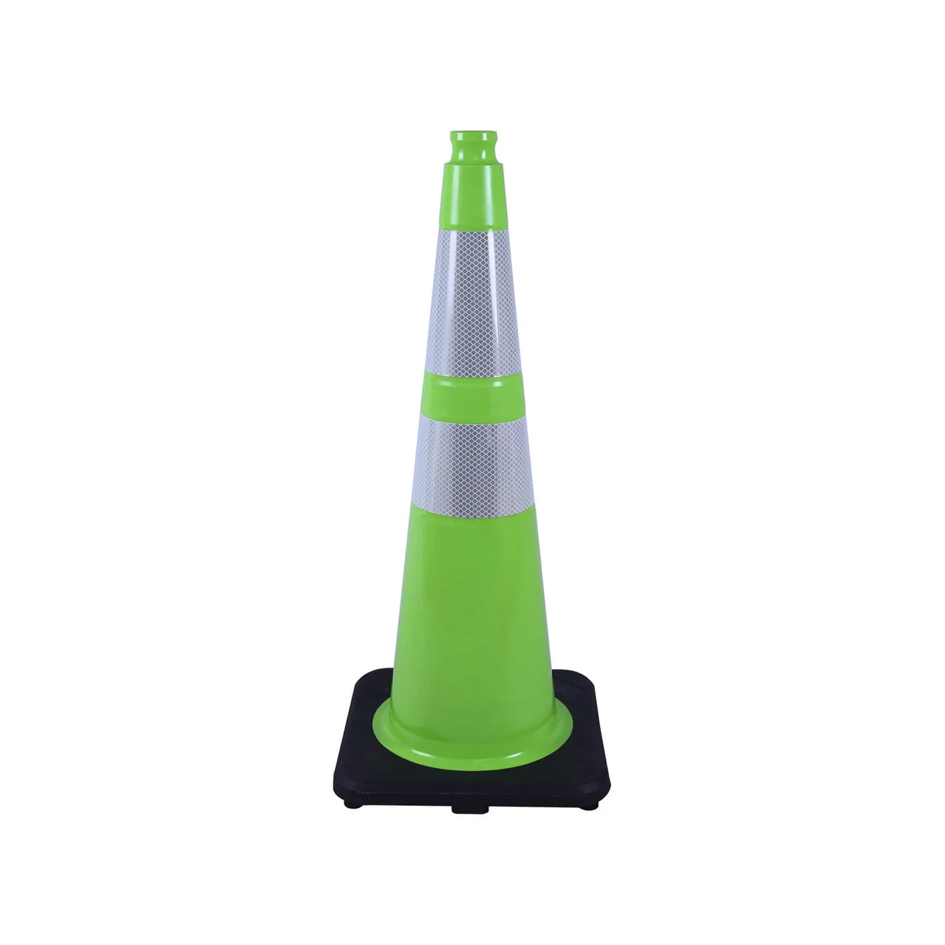 Heavy-Duty Traffic Cones 12/18/28/36 Inch, PVC Safety Cone with Reflective Stripe