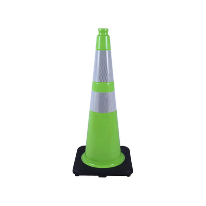 Heavy-Duty Traffic Cones 12/18/28/36 Inch, PVC Safety Cone with Reflective Stripe
