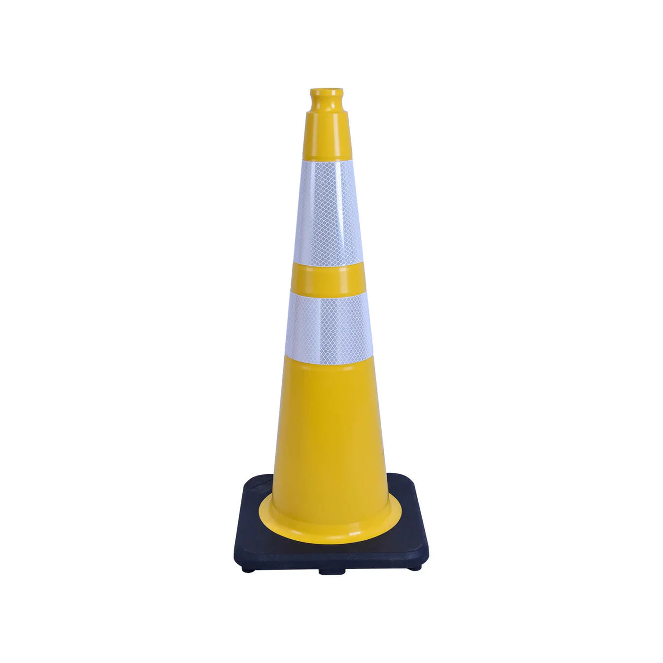 Heavy-Duty Traffic Cones 12/18/28/36 Inch, PVC Safety Cone with Reflective Stripe