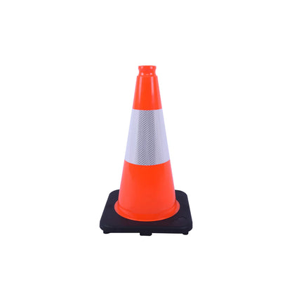 Heavy-Duty Traffic Cones 12/18/28/36 Inch, PVC Safety Cone with Reflective Stripe